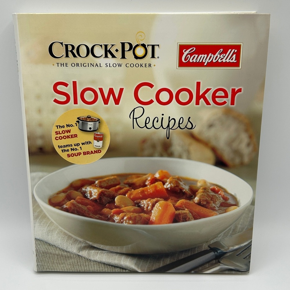 Crock-Pot Campbell's Slow Cooker Recipes Hardcover Cookbook 150+ Recipes Comfort